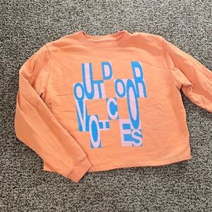 Outdoor voices cropped sweatshirt